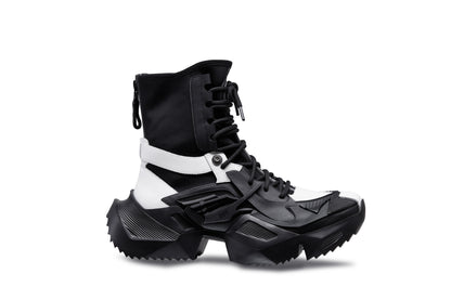 MECHA Couture Panda high top boots