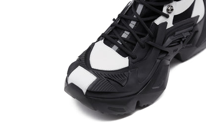 MECHA Couture Panda high top boots