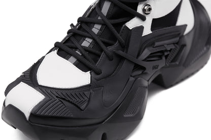 MECHA Couture Panda high top boots